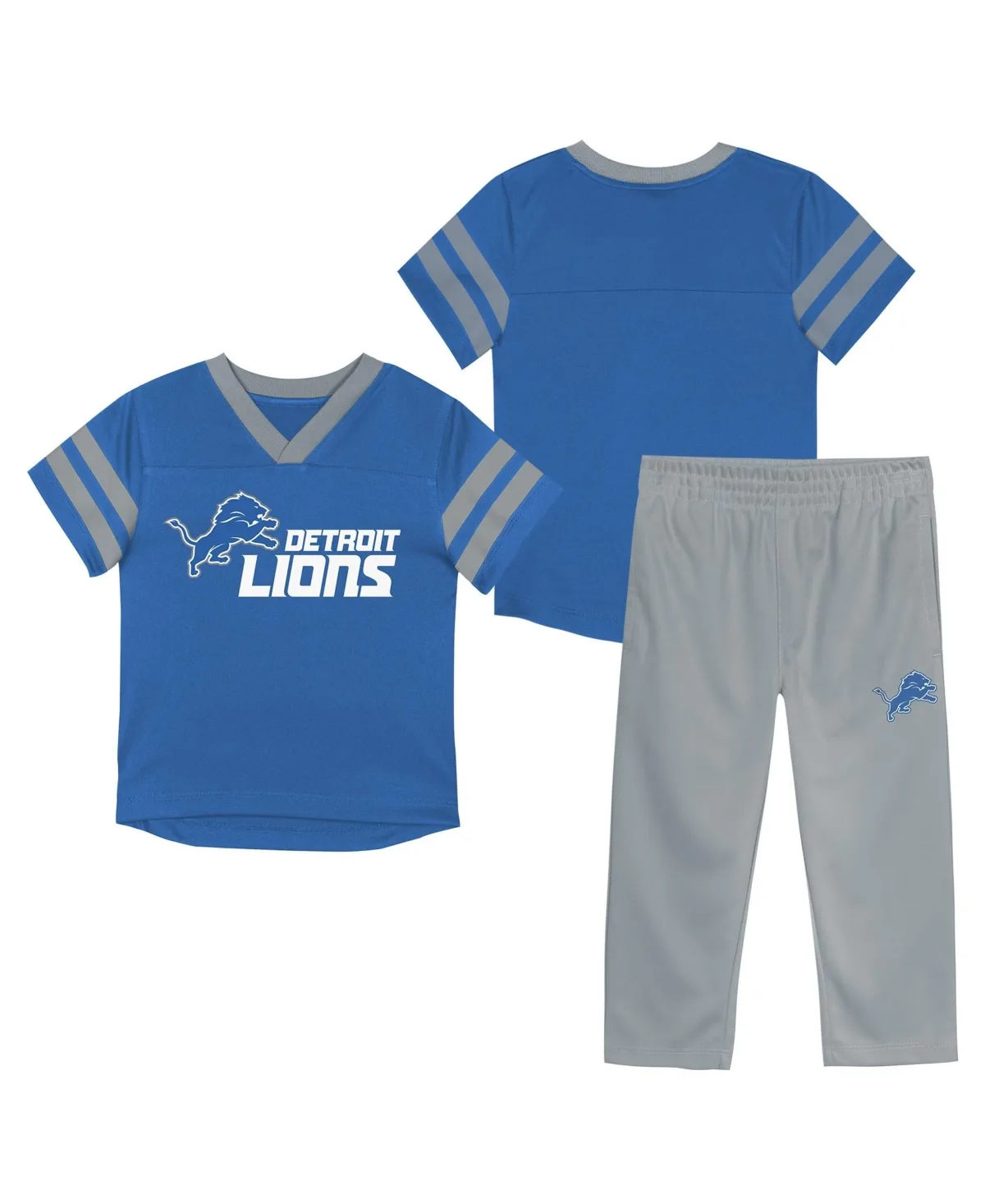 Detroit Lions Red Zone Jersey & Top Pants Set by Outerstuff