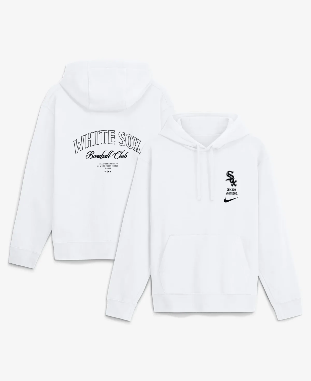 Chicago White Sox Minimal Club Fleece Hoodie by Nike