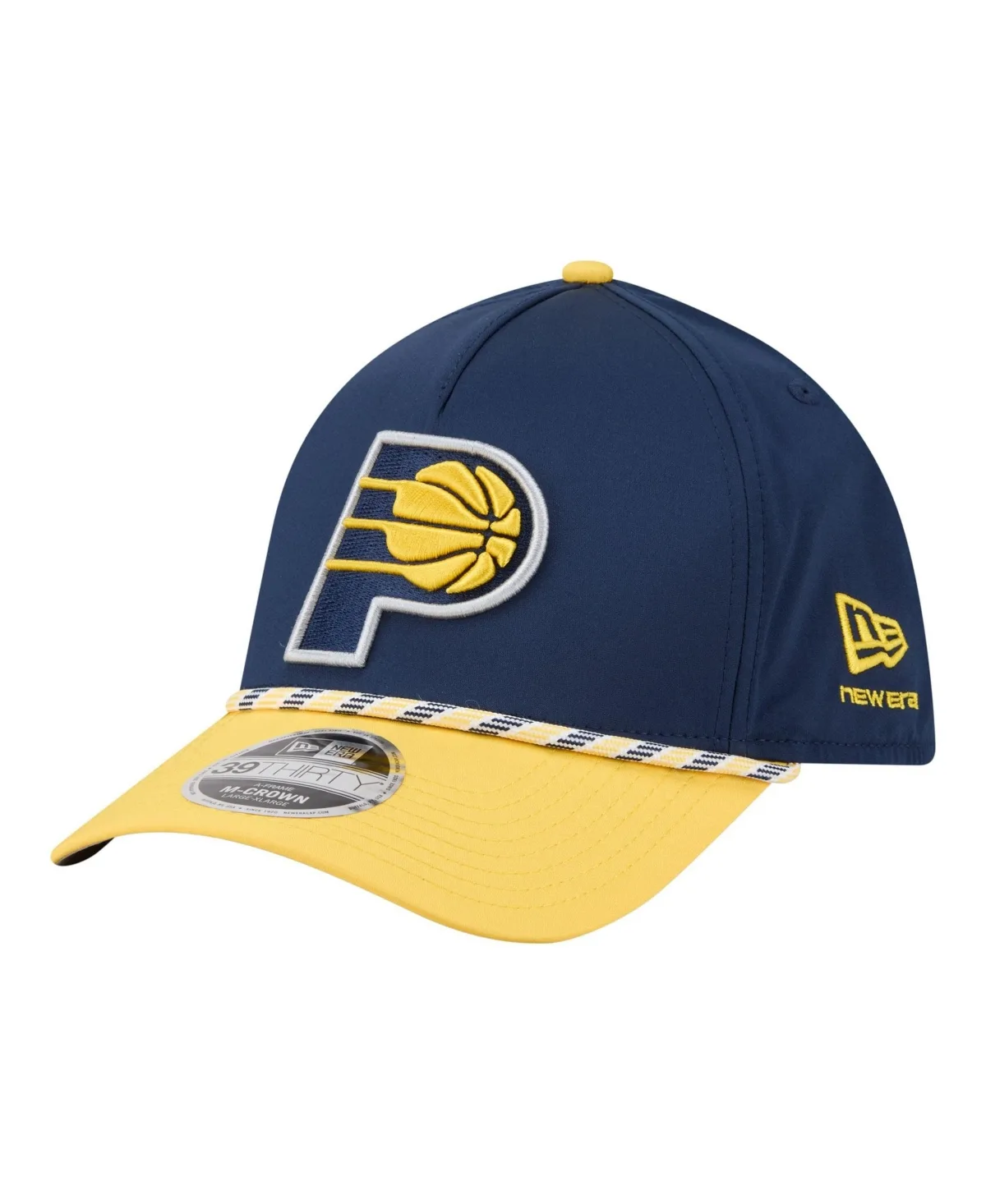 Indiana Pacers Rope Two-Tone M-Crown A-Frame 39THIRTY Flex Hat by New Era
