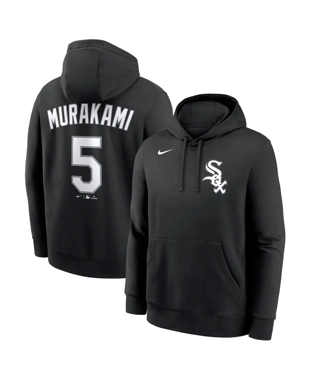 Munetaka Murakami Chicago White Sox Name & Number Club Fleece Pullover Hoodie by Nike