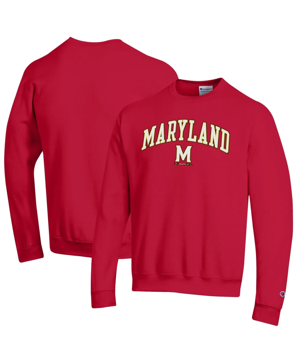 Maryland Terrapins Arch Over Logo Pullover Sweatshirt by Champion