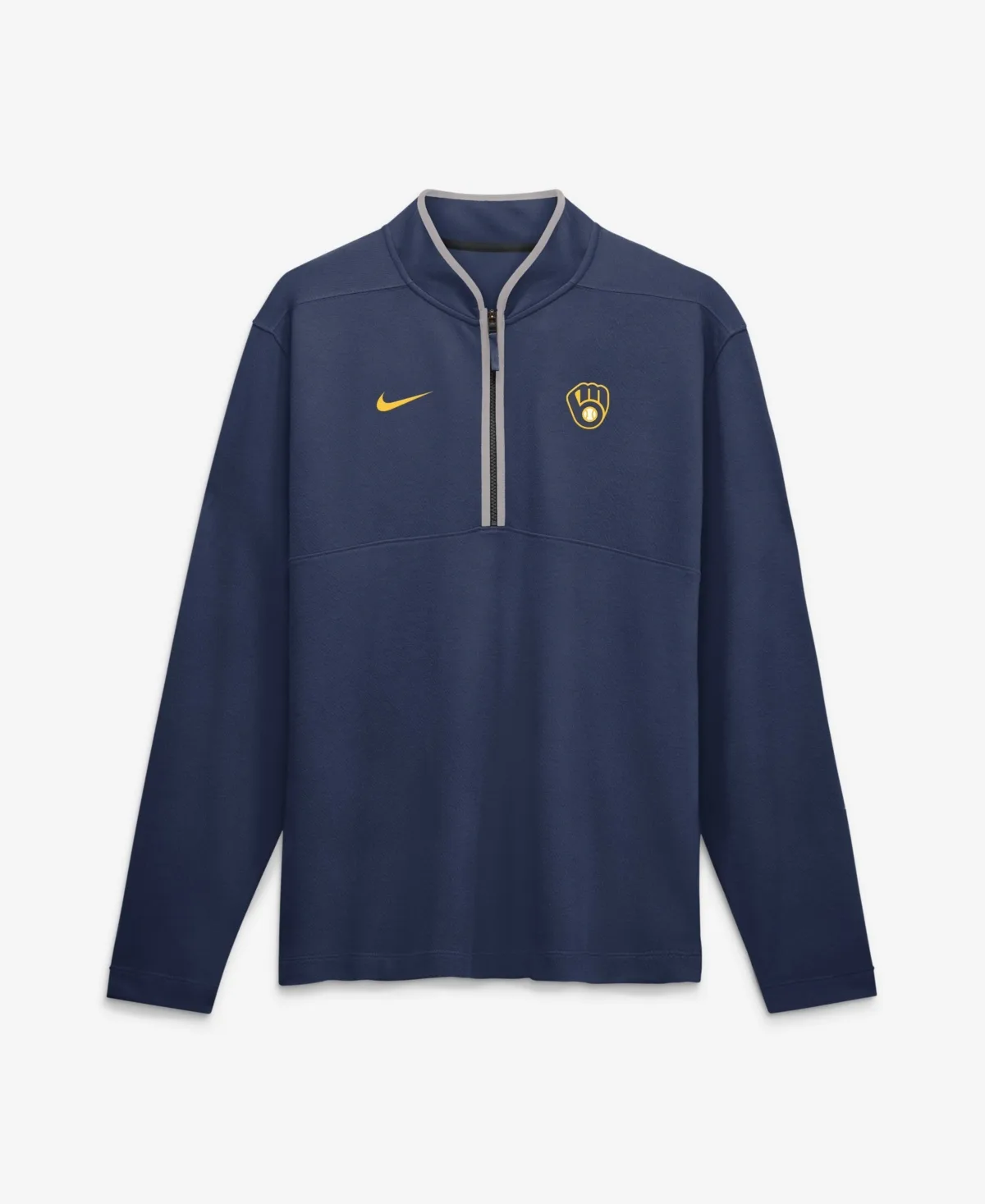 Milwaukee Brewers Dri-Fit Victory Half-Zip Pullover by Nike