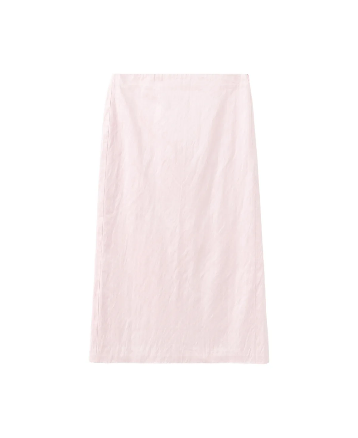 High-Waist Satin Midi Skirt by Mango