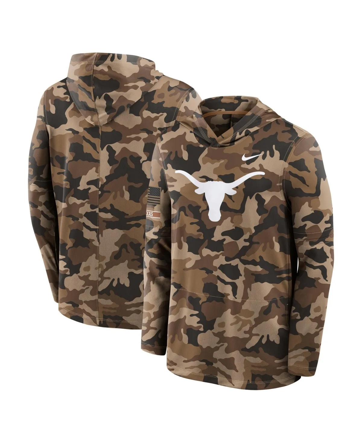 Texas Longhorns 2026 Appreciation Sideline Dri-Fit Hooded Long-Sleeve T-Shirt by Nike