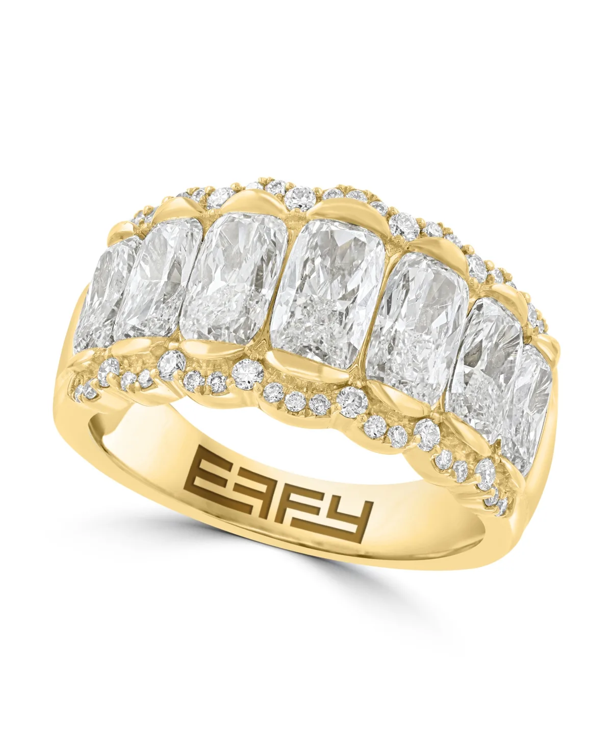Certified Lab-Grown Diamond Ring (3-1/6 Ct.t.w.) in 14k White Gold by Effy