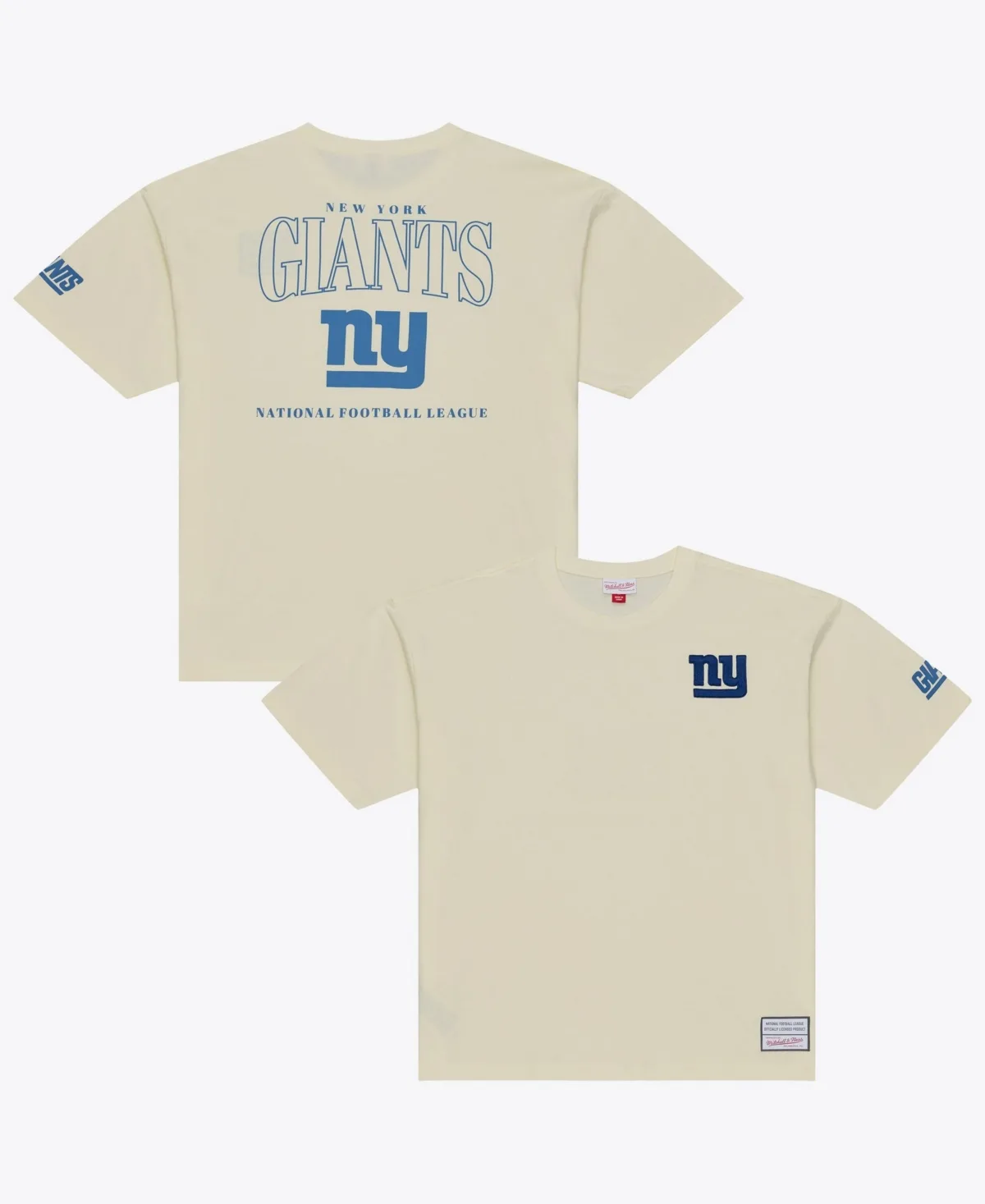 New York Giants Oversized Heritage Hues T-Shirt by Mitchell & Ness