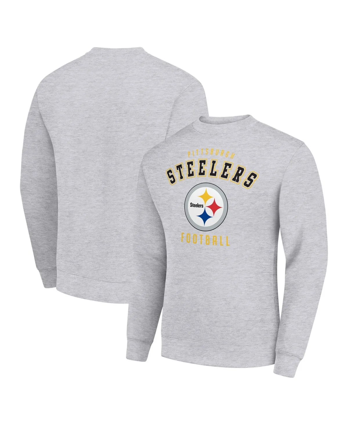 Pittsburgh Steelers Screen Print Graphics Pullover Sweatshirt by Starter