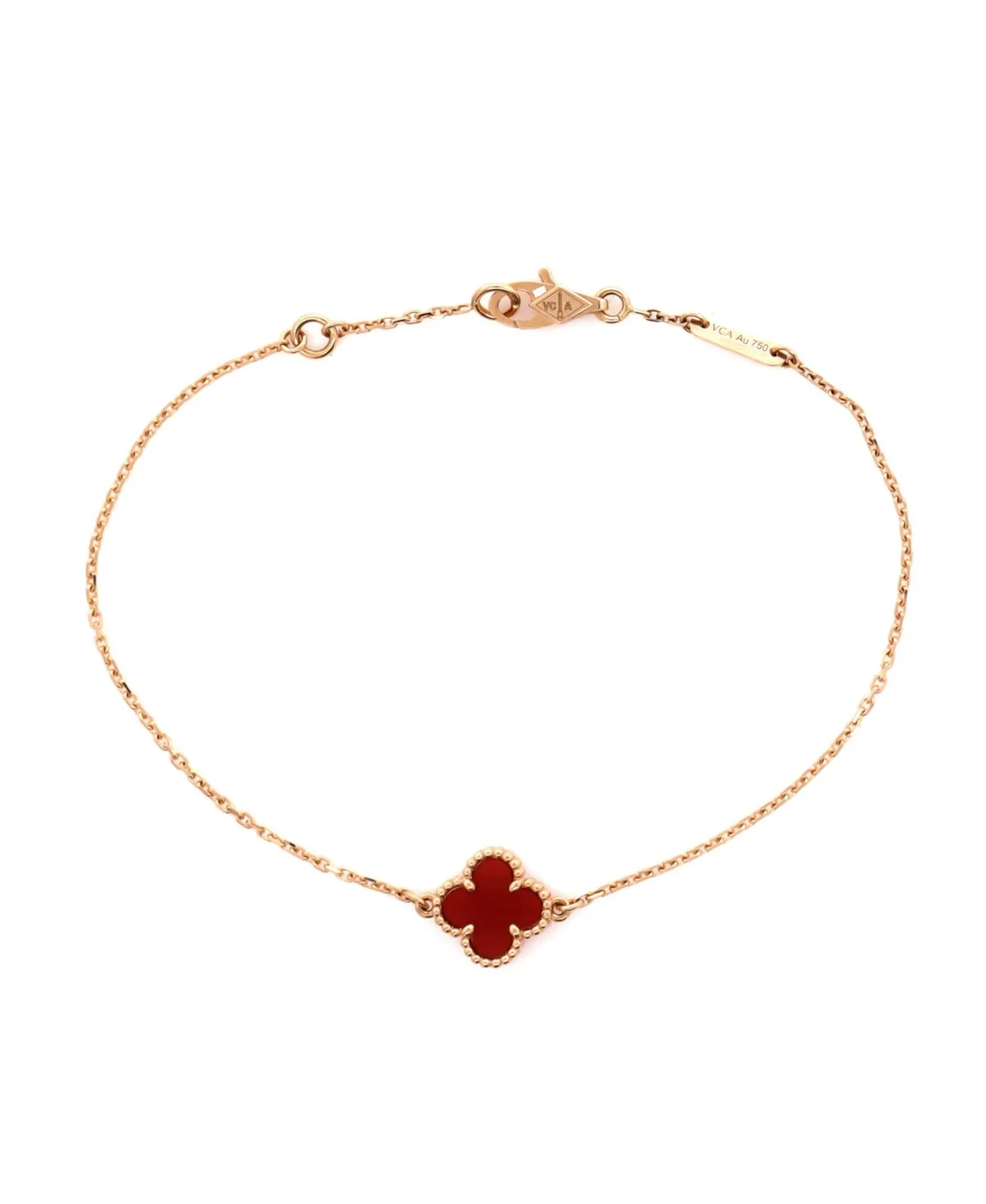 Pre-Owned Van Cleef & Arpels Sweet Alhambra Bracelet - 18k Rose Gold by Pre Owned Van Cleef & Arpels