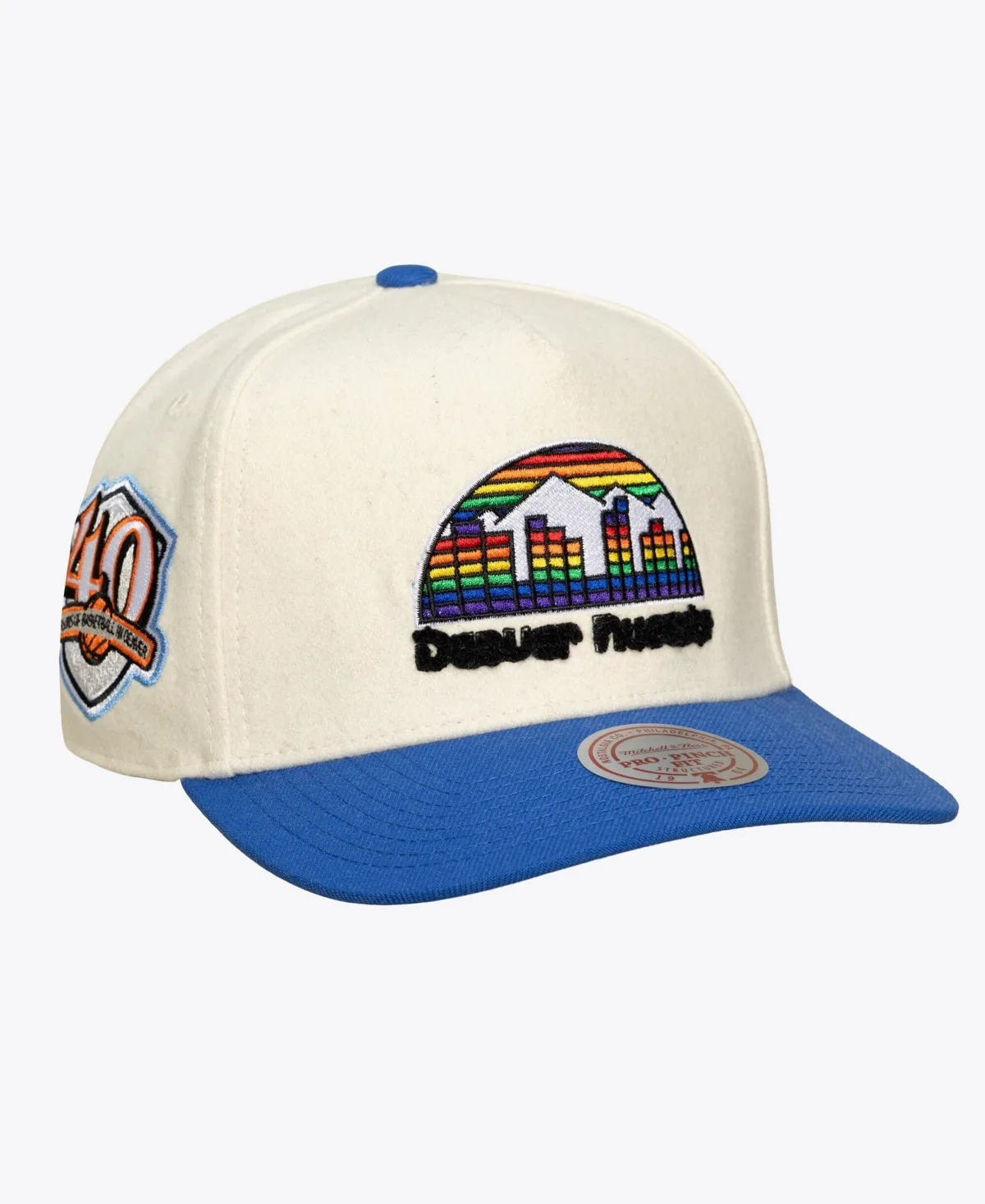 Denver Nuggets Team Pro Adjustable Hat by Mitchell & Ness