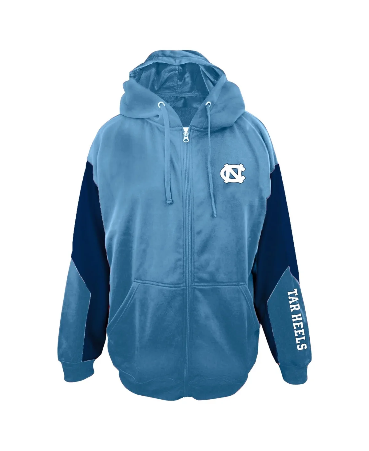North Carolina Tar Heels Sleeve Block Full-Zip Hoodie by Fanatics