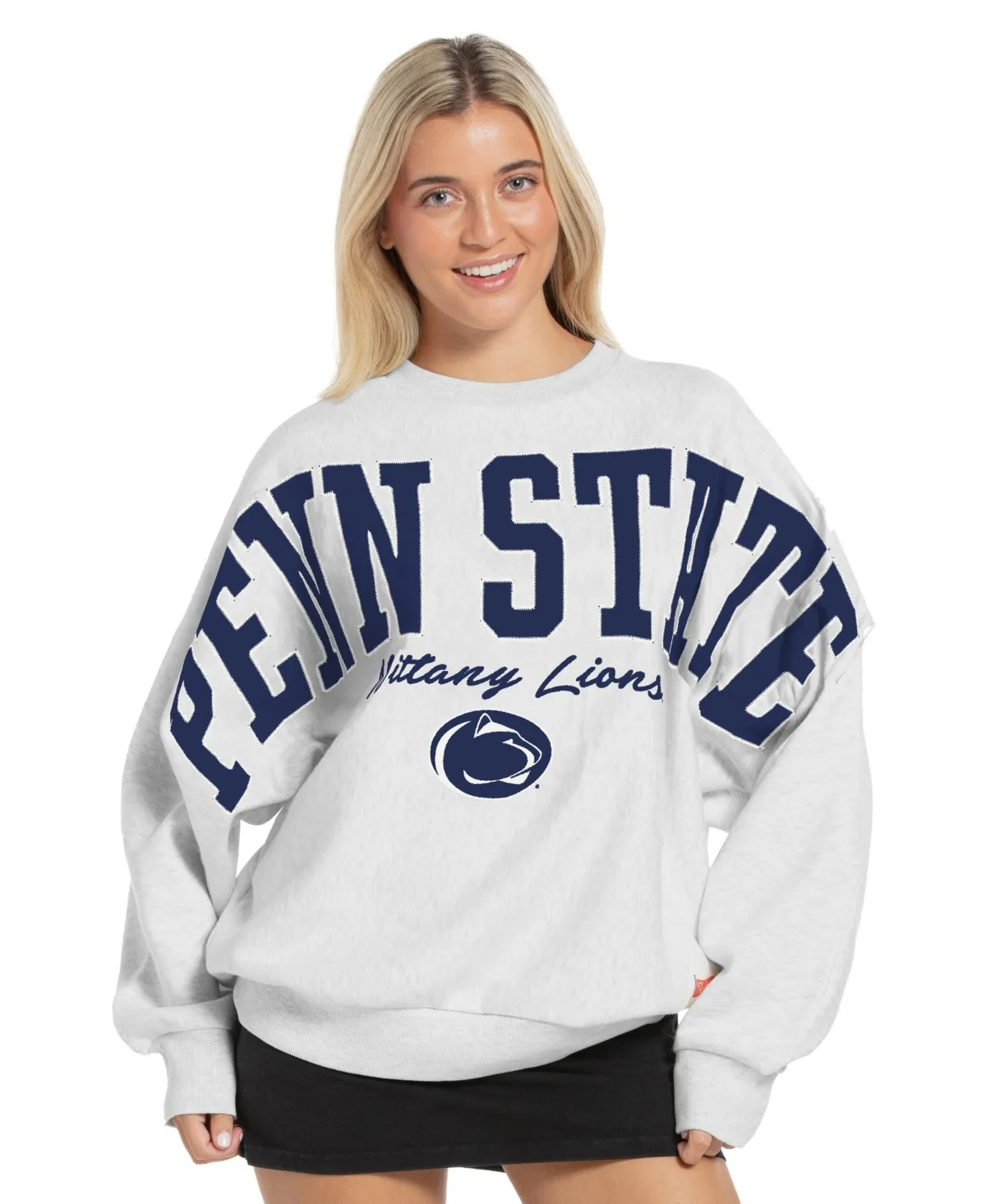 Penn State Nittany Lions Flannigan Oversized Fleece Sweatshirt by Pressbox