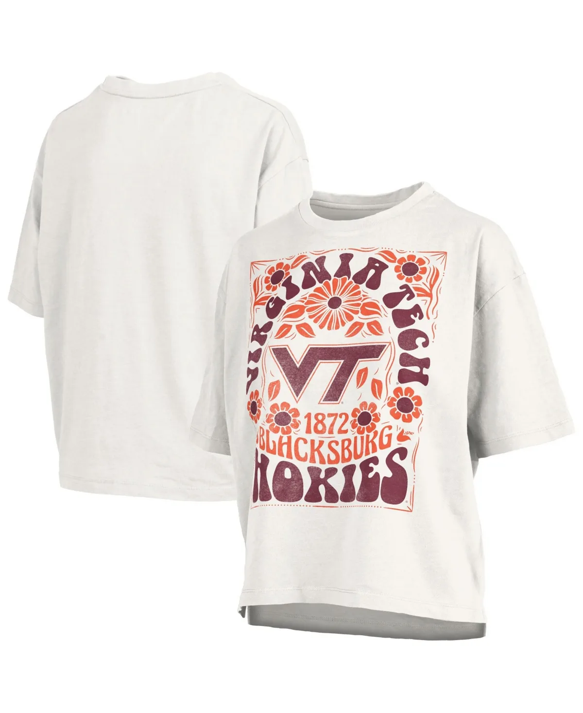 Virginia Tech Hokies Harmony Oversized Slub T-Shirt by Pressbox