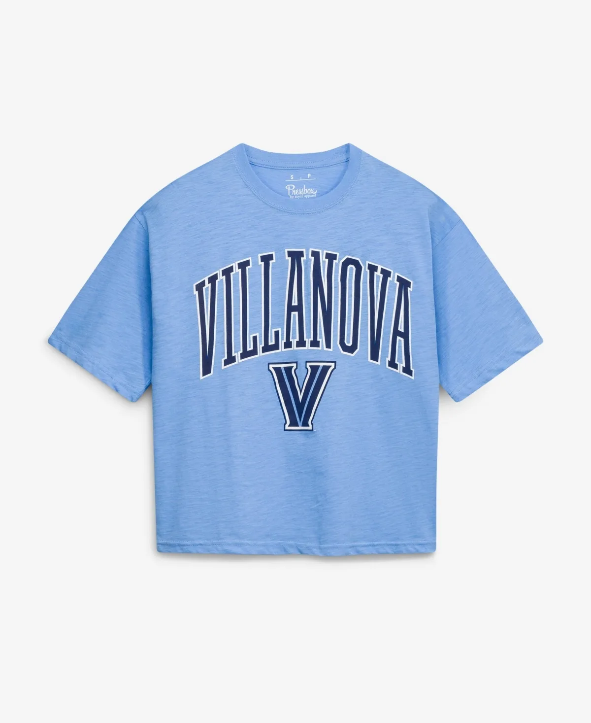 Villanova Wildcats Oversized Nelson Arch Over Logo Slub T-Shirt by Pressbox