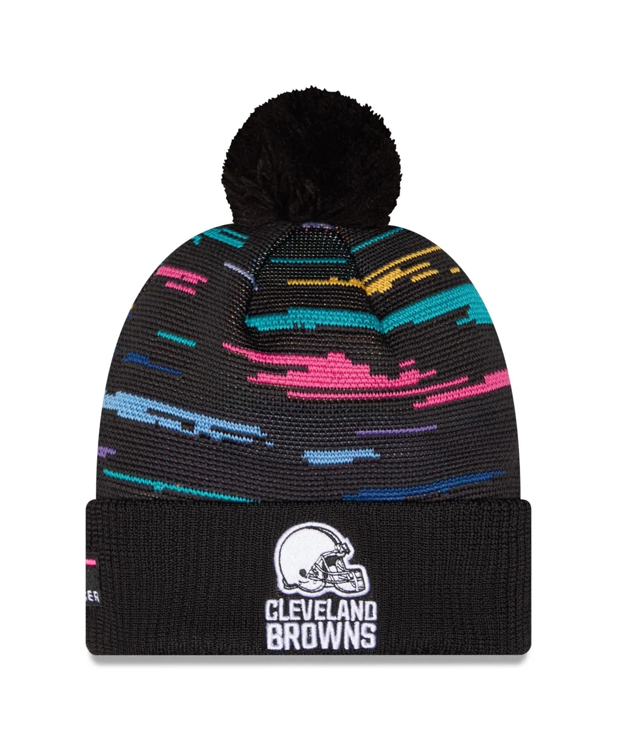 Cleveland Browns 2026 NFL Crucial Catch Cuffed Knit with Pom Hat by New Era