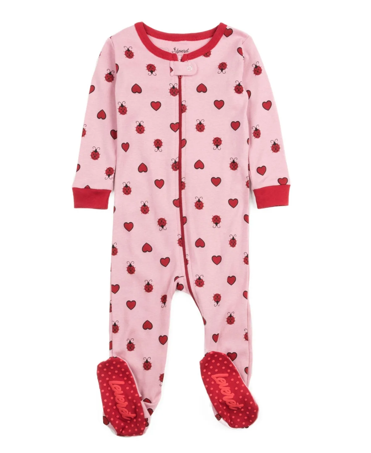 One-Piece Cotton Sleep and Play Footed Pajamas - Cute and Playful Prints by Leveret