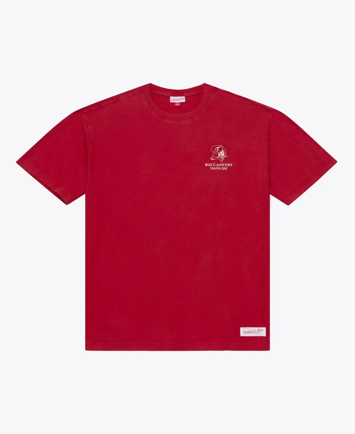Tampa Bay Buccaneers Core Essentials Micro Logo T-Shirt by Mitchell & Ness