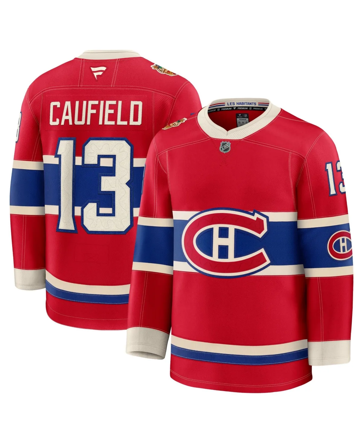 Cole Caufield Montreal Canadiens 2026 NHL Heritage Classic Premium Player Jersey by Fanatics