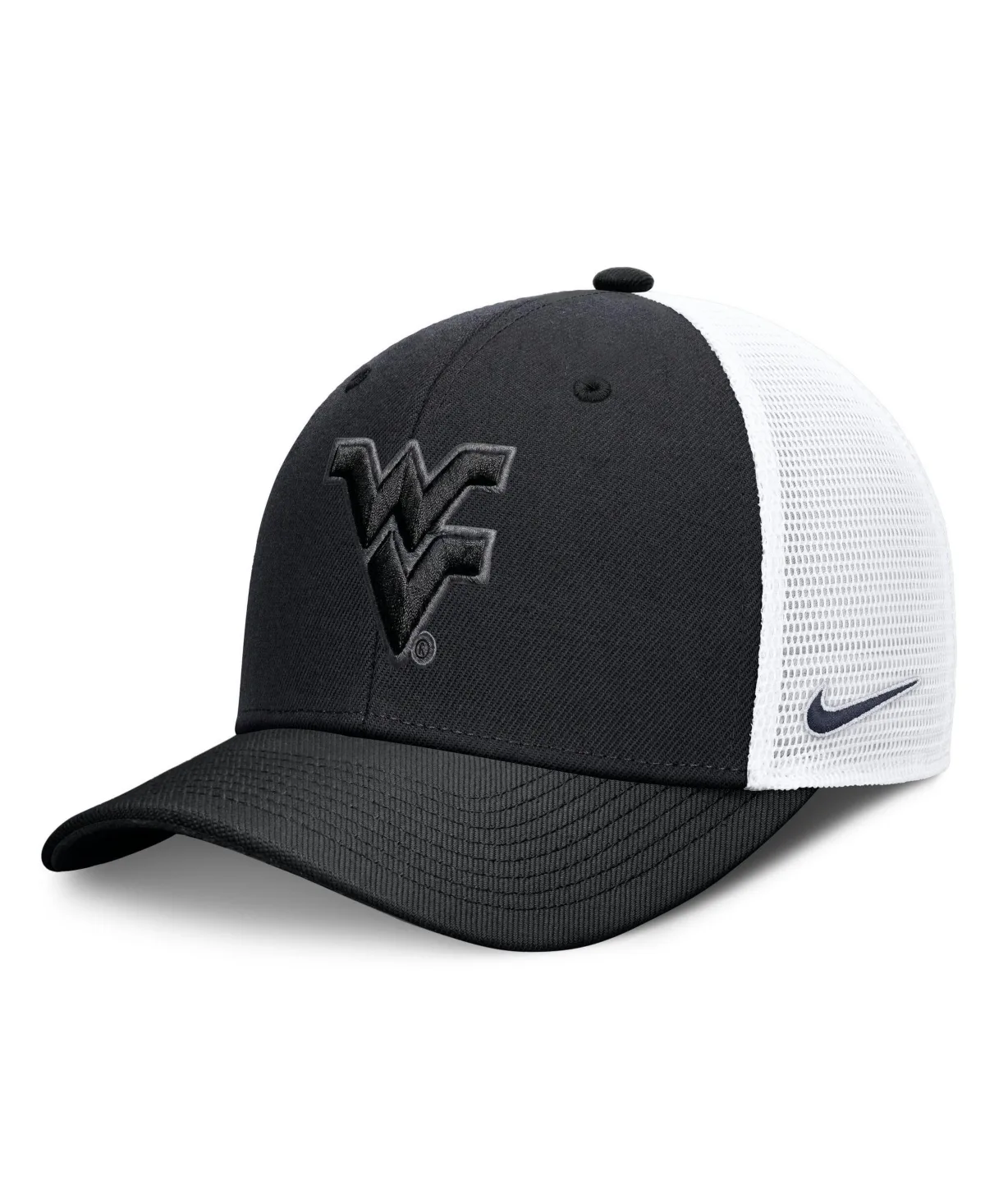 West Virginia Mountaineers Tonal Dri-Fit Rise Trucker Adjustable Hat by Nike