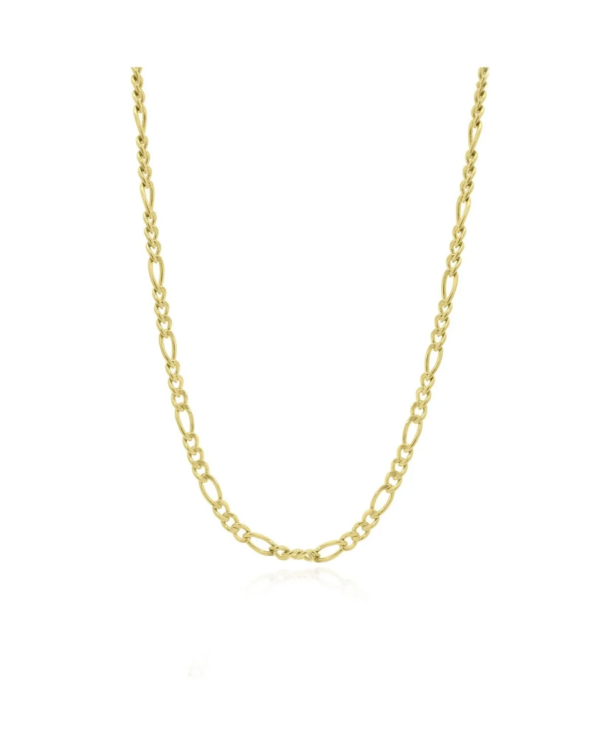 Classic Figaro Chain Necklace - Gold Filled Brass by The Lovery