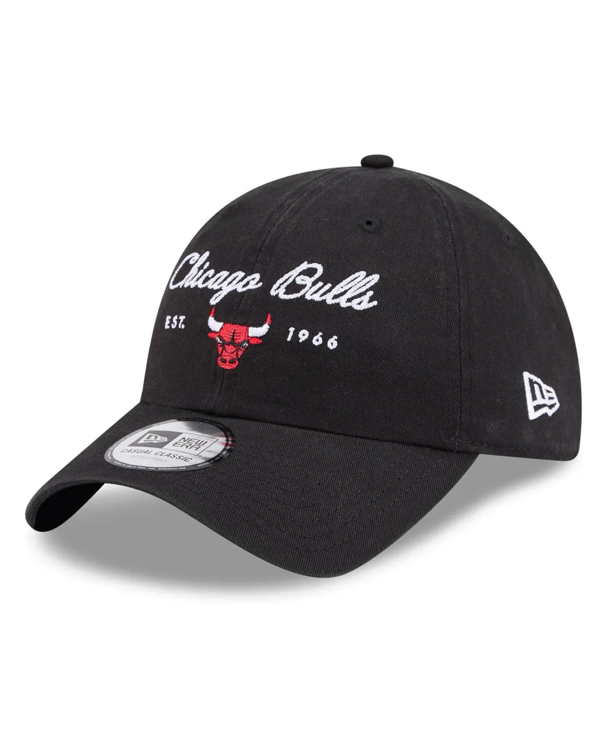 Chicago Bulls Script Casual Classic Adjustable Hat by New Era