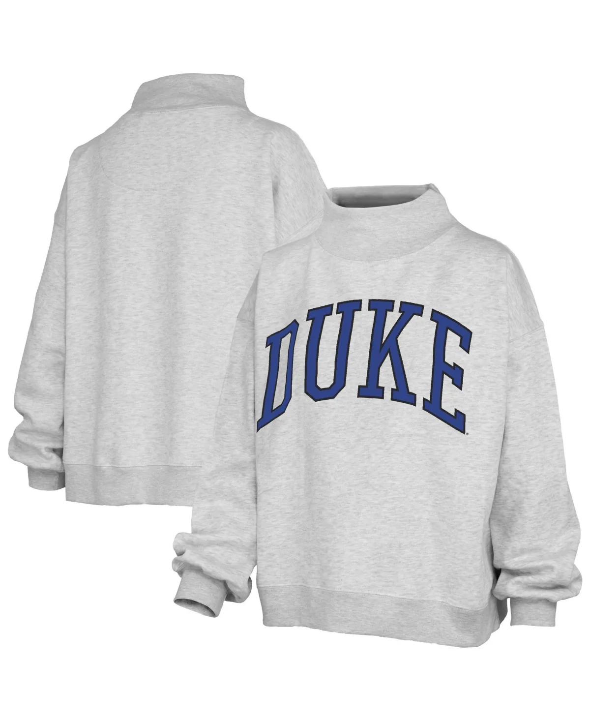Duke Blue Devils Nelson Oversized Mock Neck Sweatshirt by Pressbox