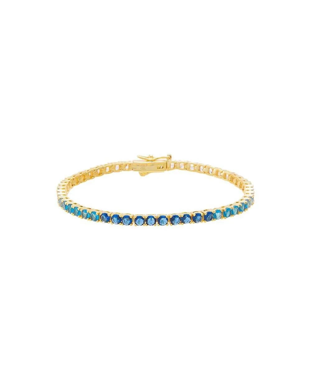 Ombre Cz Tennis Bracelet by By Adina Eden