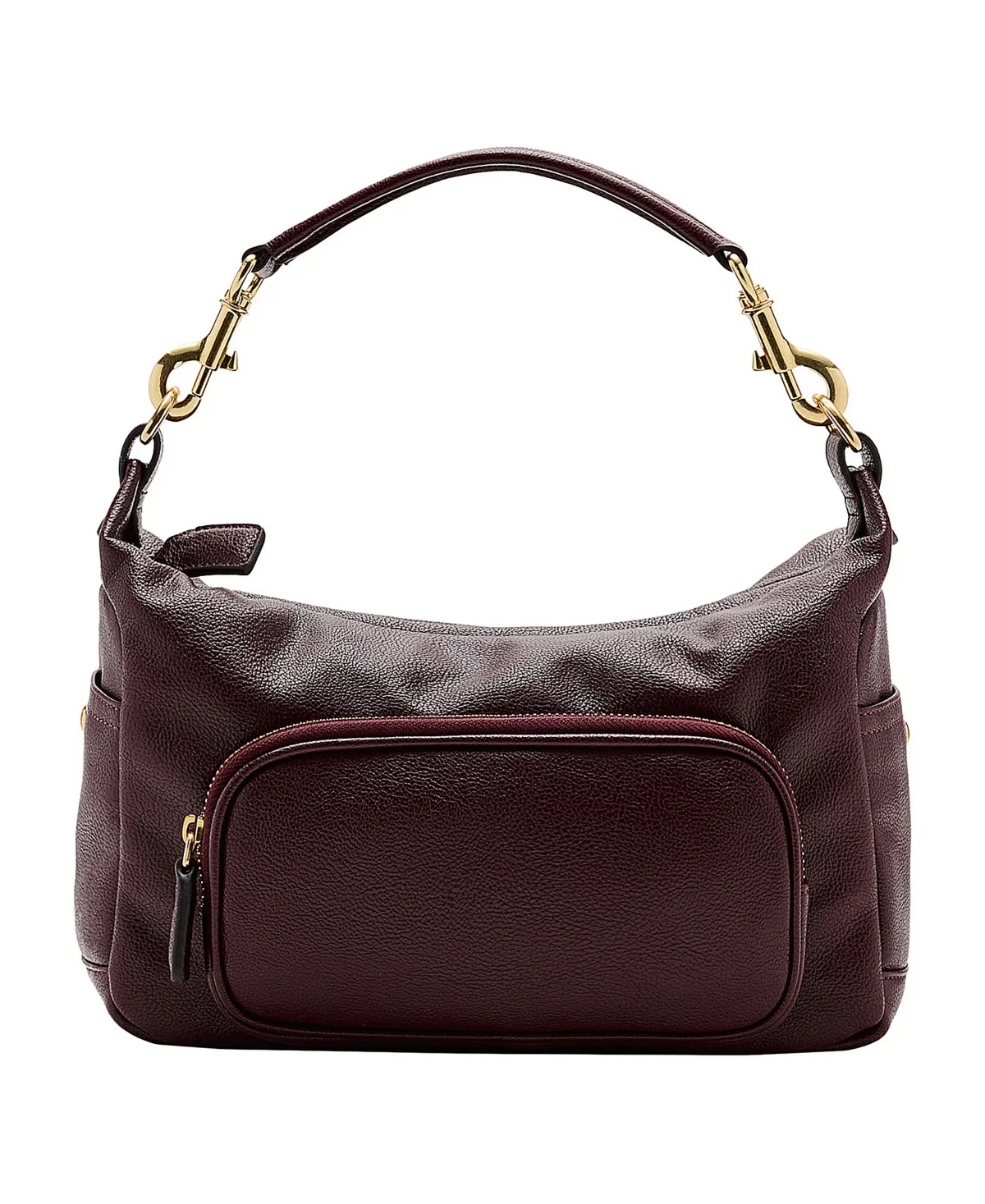 Pipo Faux Leather Pocket Top-Handle Shoulder Bag by Mango
