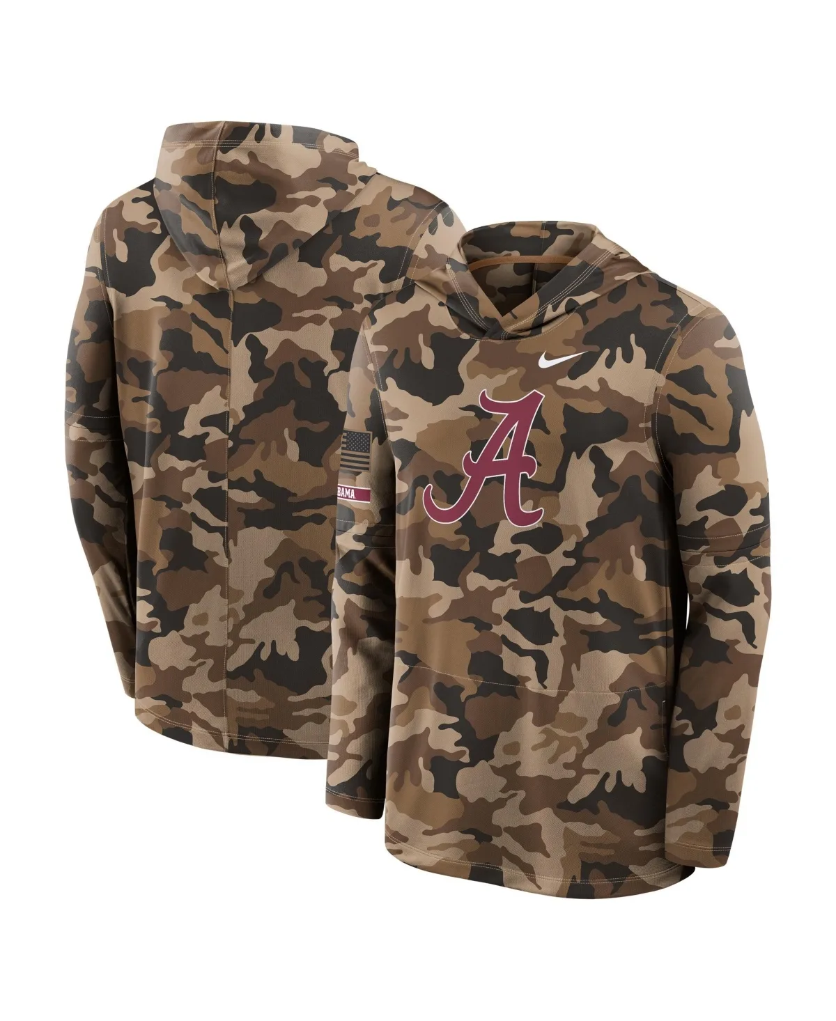Alabama Crimson Tide 2026 Appreciation Sideline Dri-Fit Hooded Long-Sleeve T-Shirt by Nike