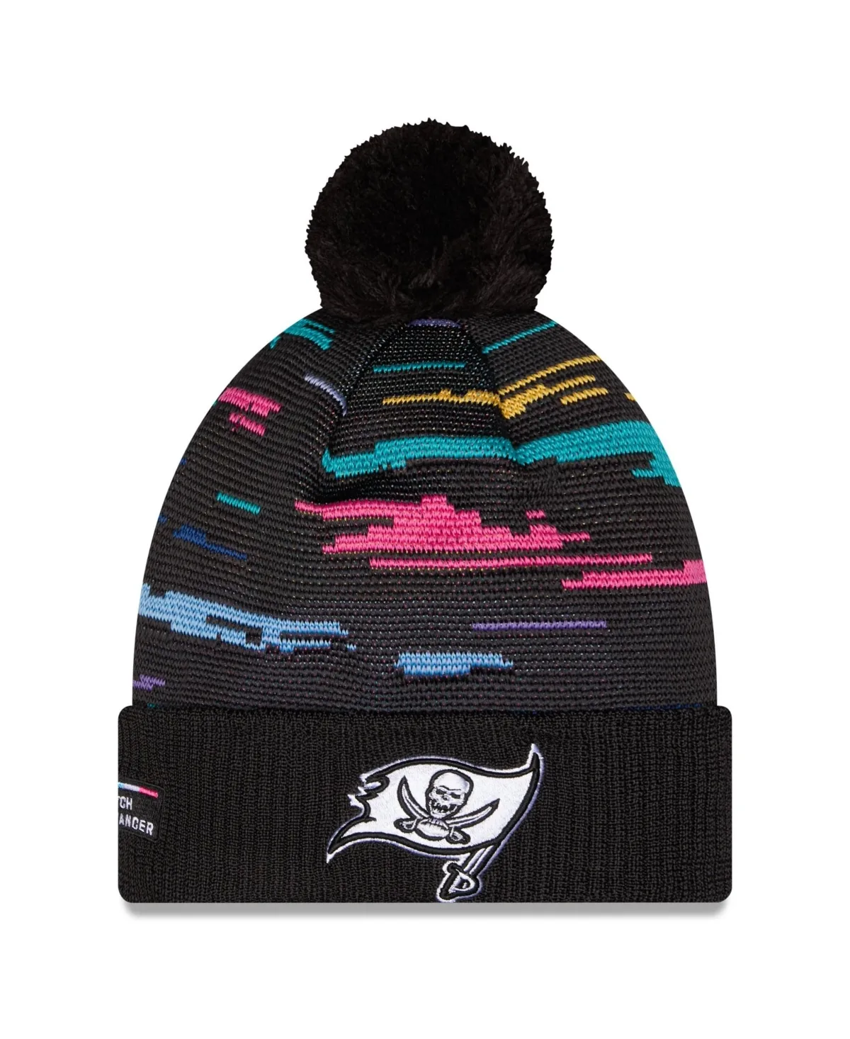 Tampa Bay Buccaneers 2026 Nfl Crucial Catch Cuffed Knit with Pom Hat by New Era