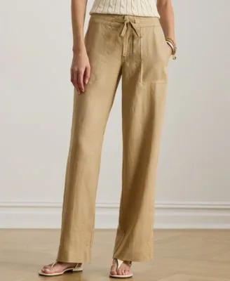 Wide Leg 100 Linen Pants by Ralph Lauren
