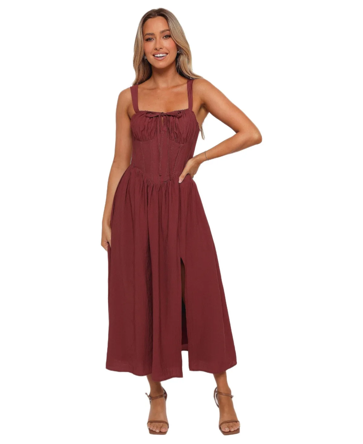 Sofie Midi Dress by Petal and Pup