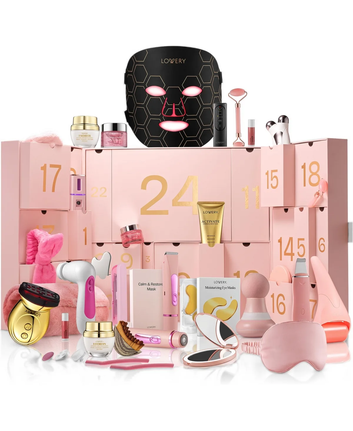 Advent Calendar 2026 Skincare and Beauty Luxury Gift Set, Massage Gun and More by Lovery