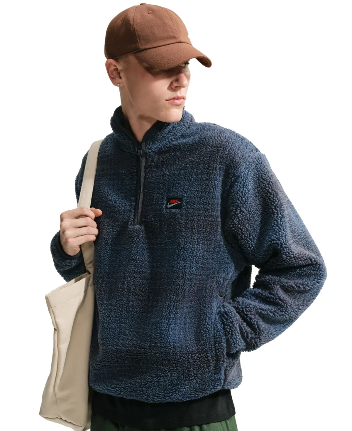 Club Half-Zip Fleece Pullover by Nike