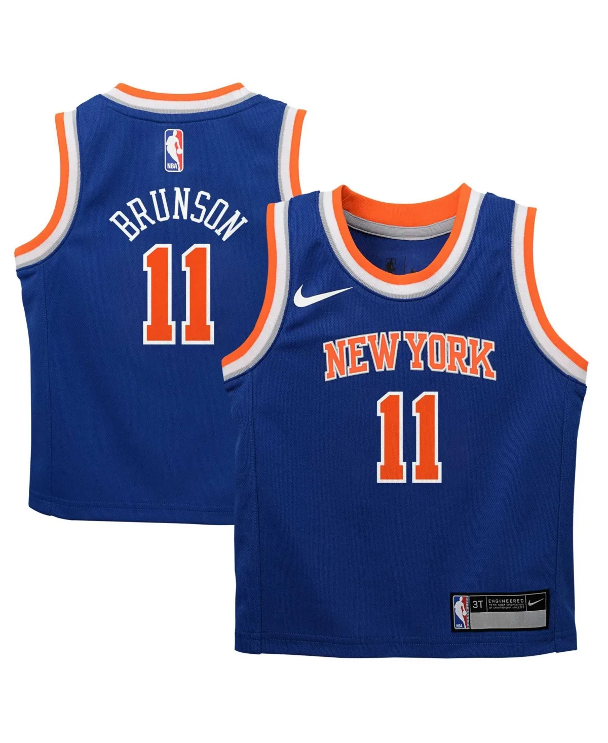 Jalen Brunson New York Knicks Replica Swingman Jersey - Icon Edition by Nike