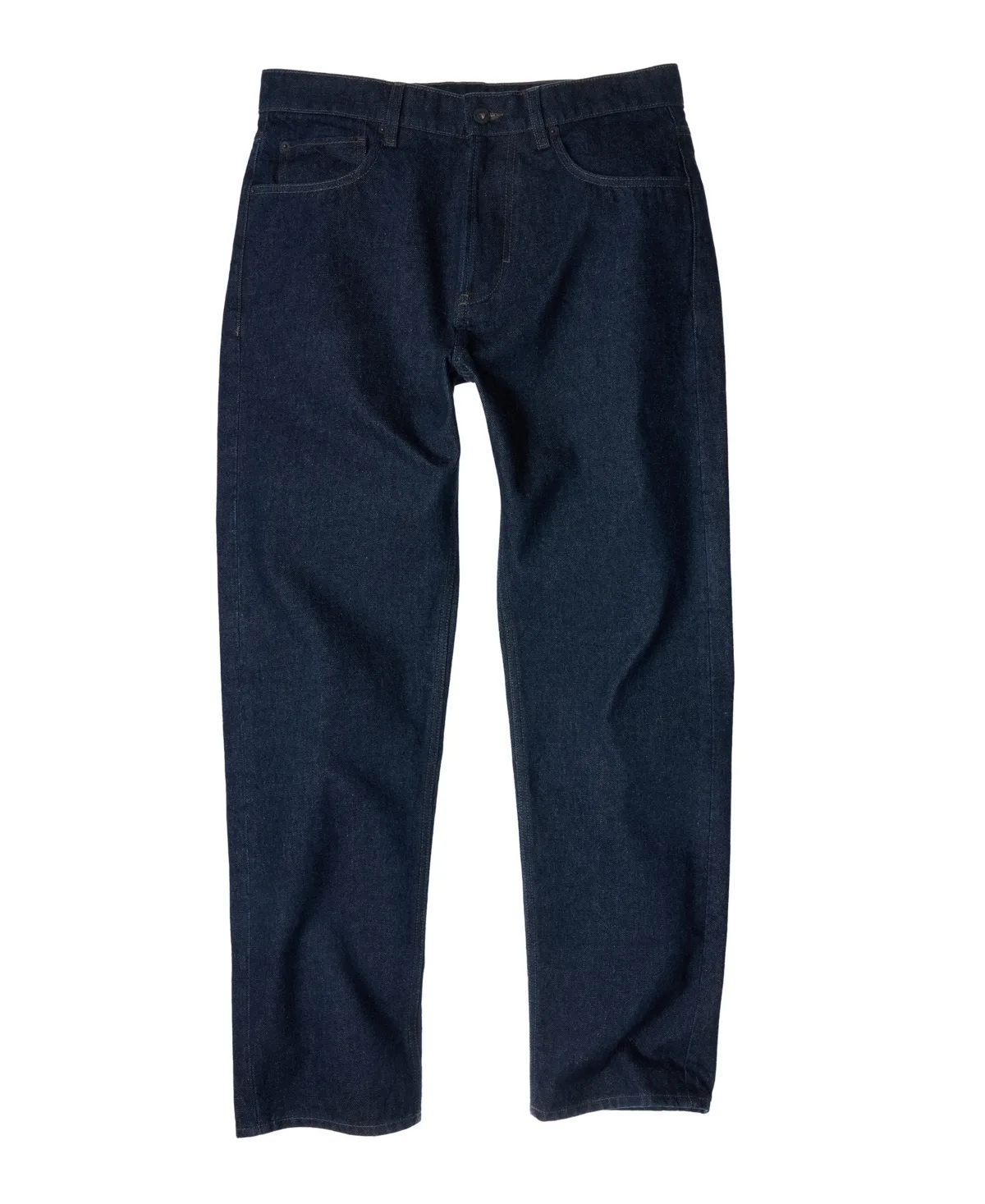 Gaura Straight Relaxed Mid-Rise Denim Jeans by Mango