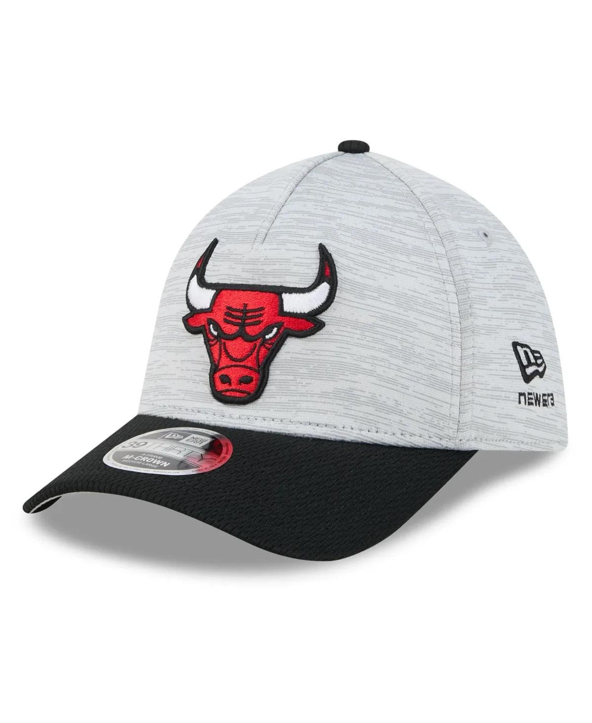Chicago Bulls 39THIRTY M-Crown Tech Stretch Hat by New Era