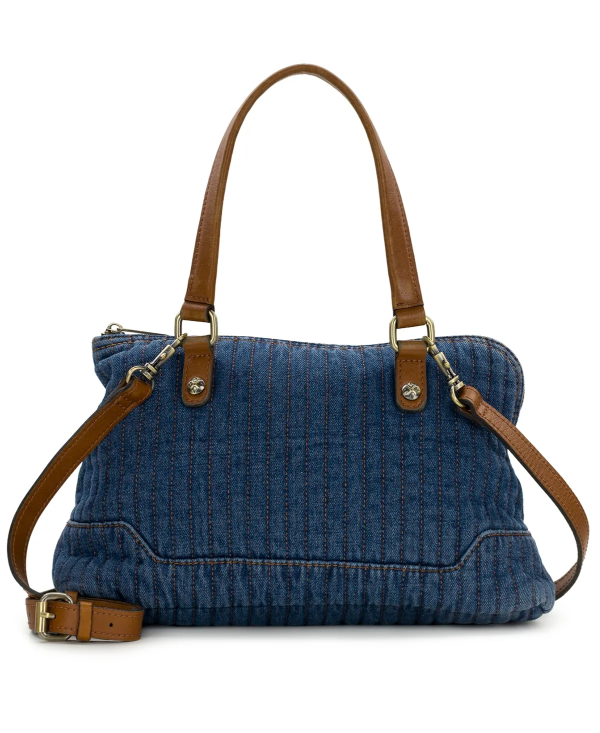 Rialto Nordic Patchwork Cotton Medium Satchel Handbag by Patricia Nash