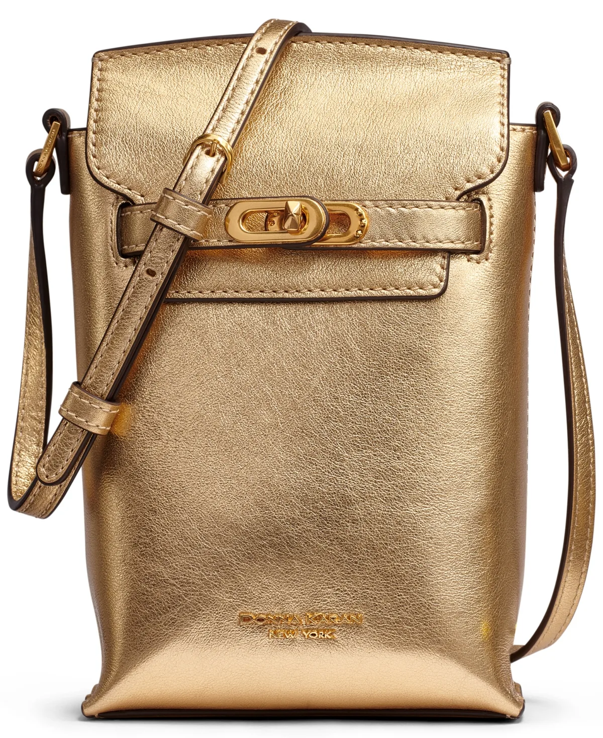 Bridgehampton North-South Leather Adjustable Crossbody by Donna Karan New York