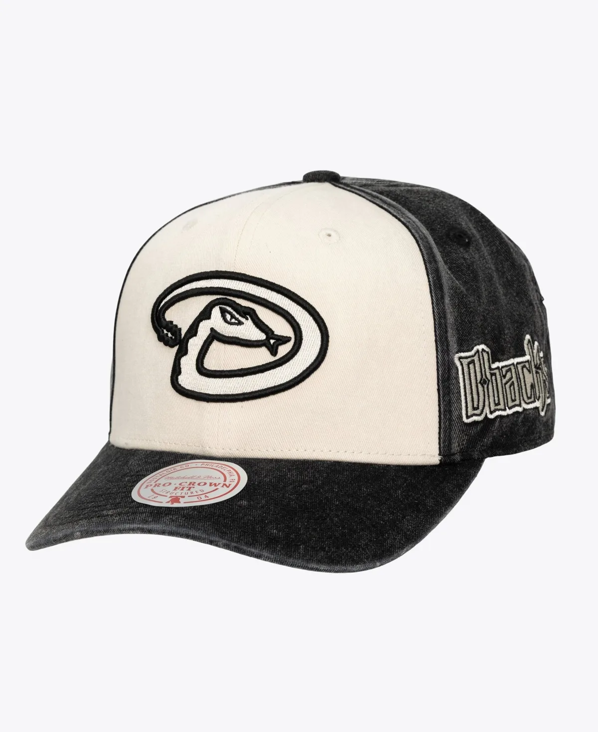 Arizona Diamondbacks Snow Block Pro Crown Adjustable Hat by Mitchell & Ness
