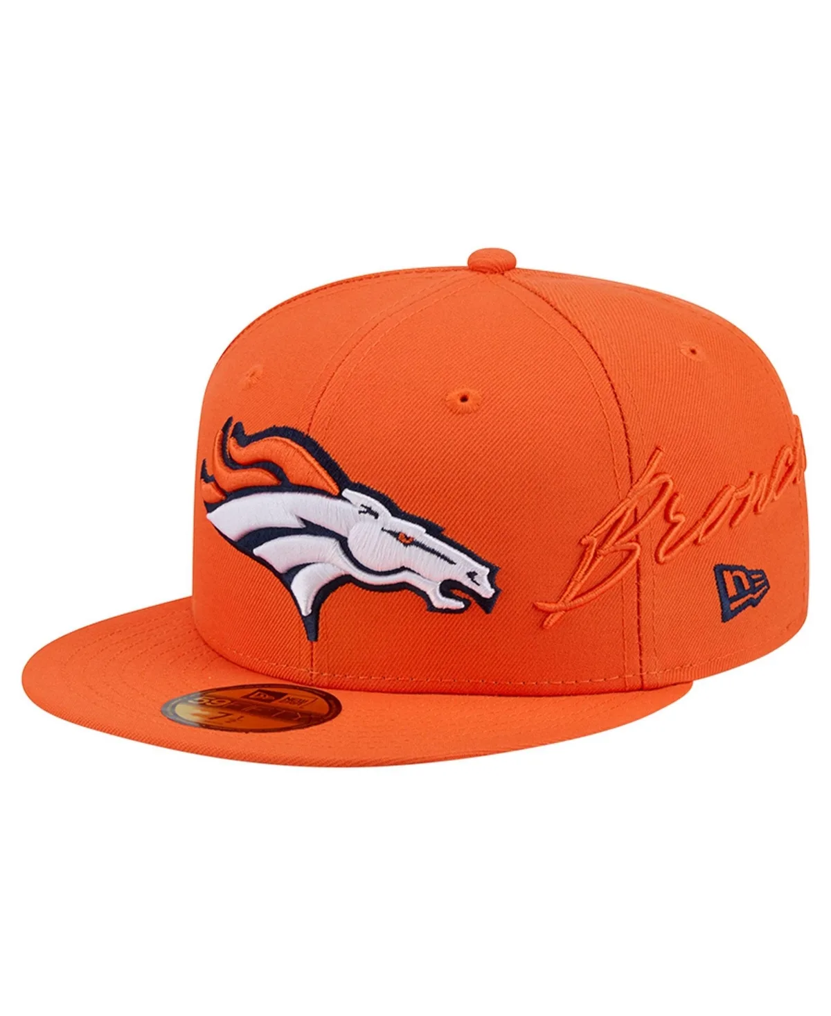 Denver Broncos Side Script 59FIFTY Fitted Hat by New Era