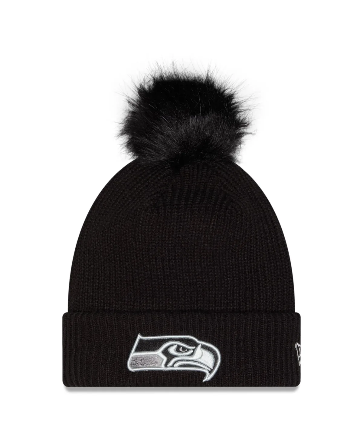 Seattle Seahawks 2026 Salute to Service Cuffed Knit with Pom Hat by New Era
