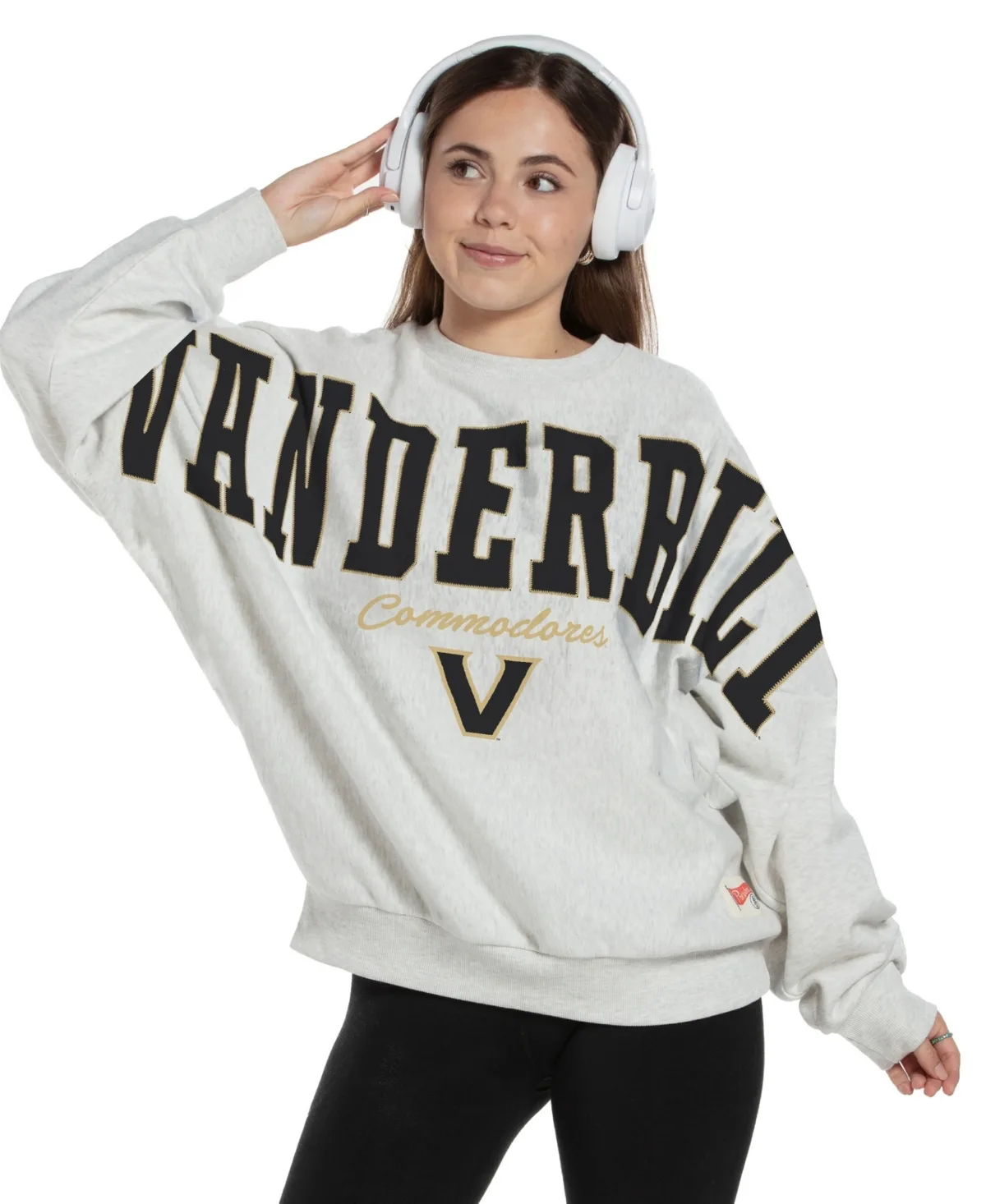 Vanderbilt Commodores Flannigan Oversized Fleece Sweatshirt by Pressbox