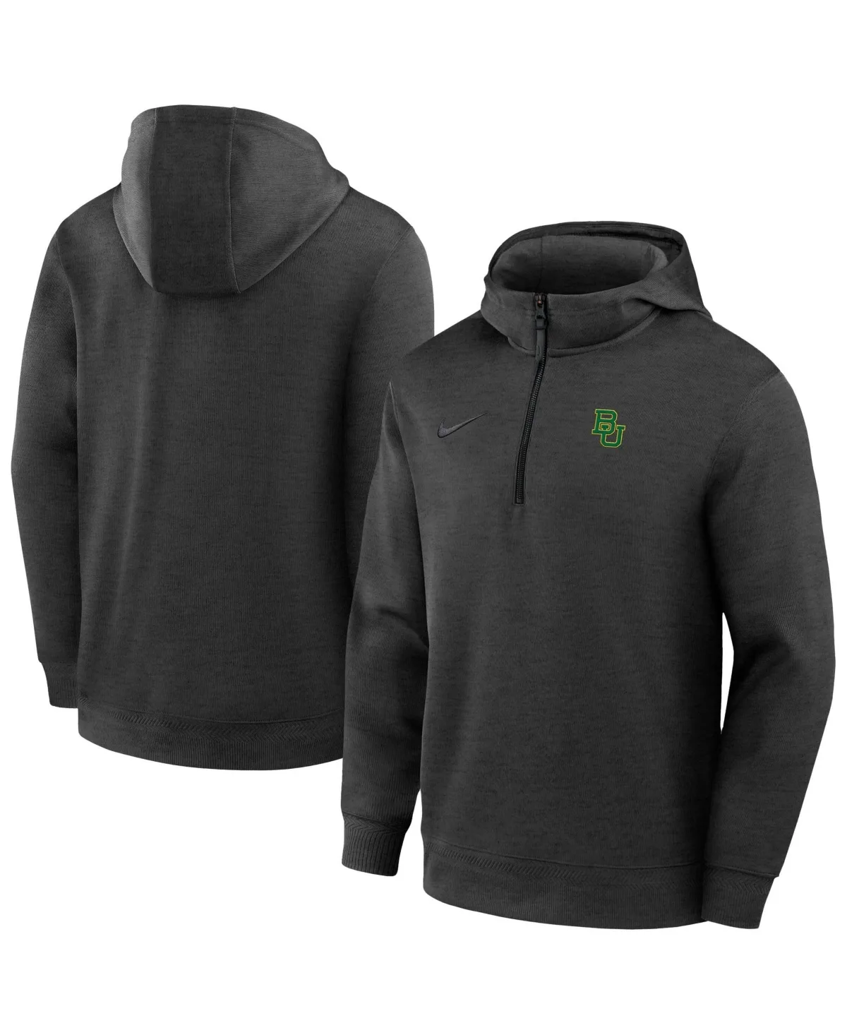 Baylor Bears Coaches Dri-Fit Half-Zip Hoodie by Nike