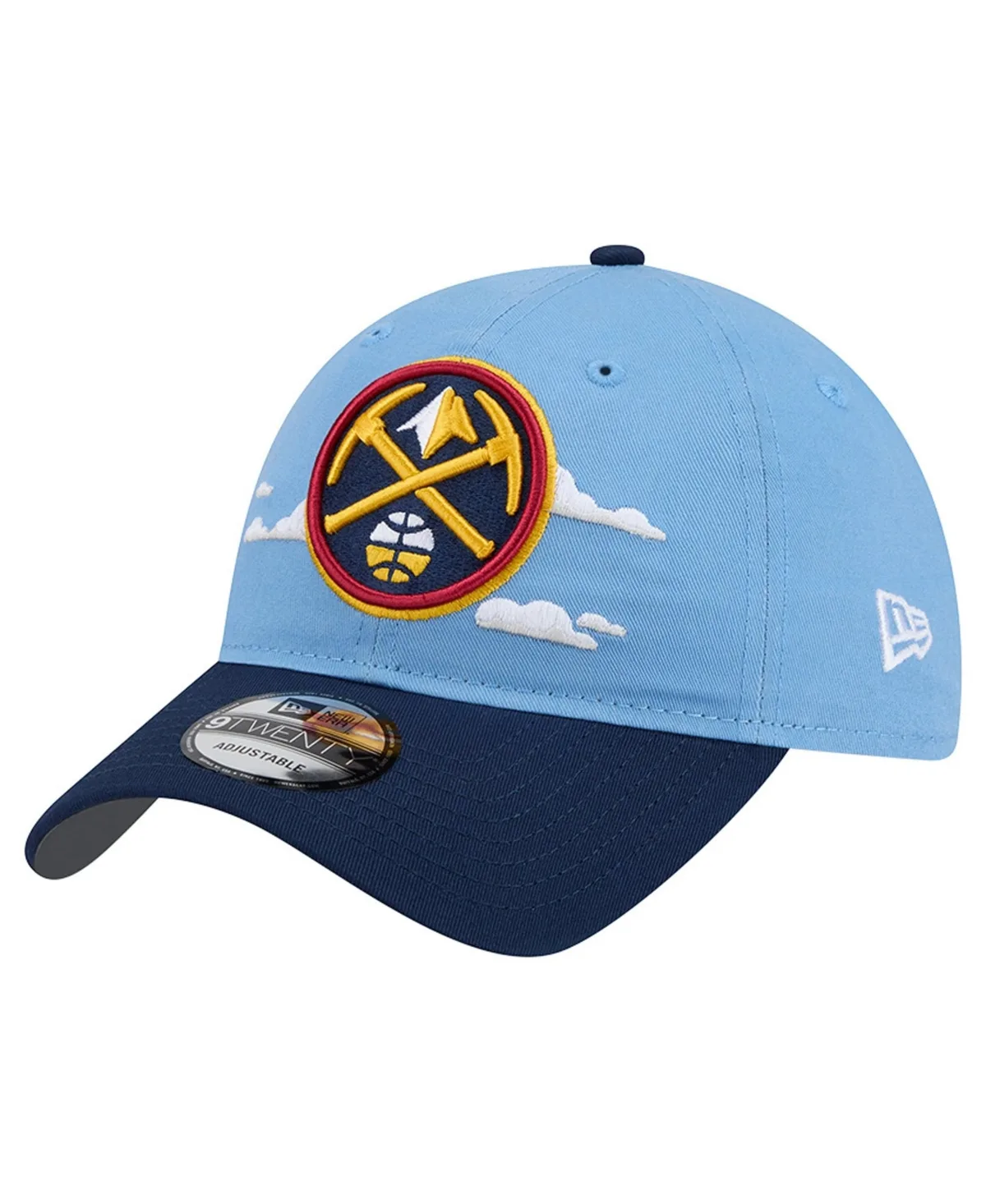 Denver Nuggets Clouds 9TWENTY Adjustable Hat by New Era