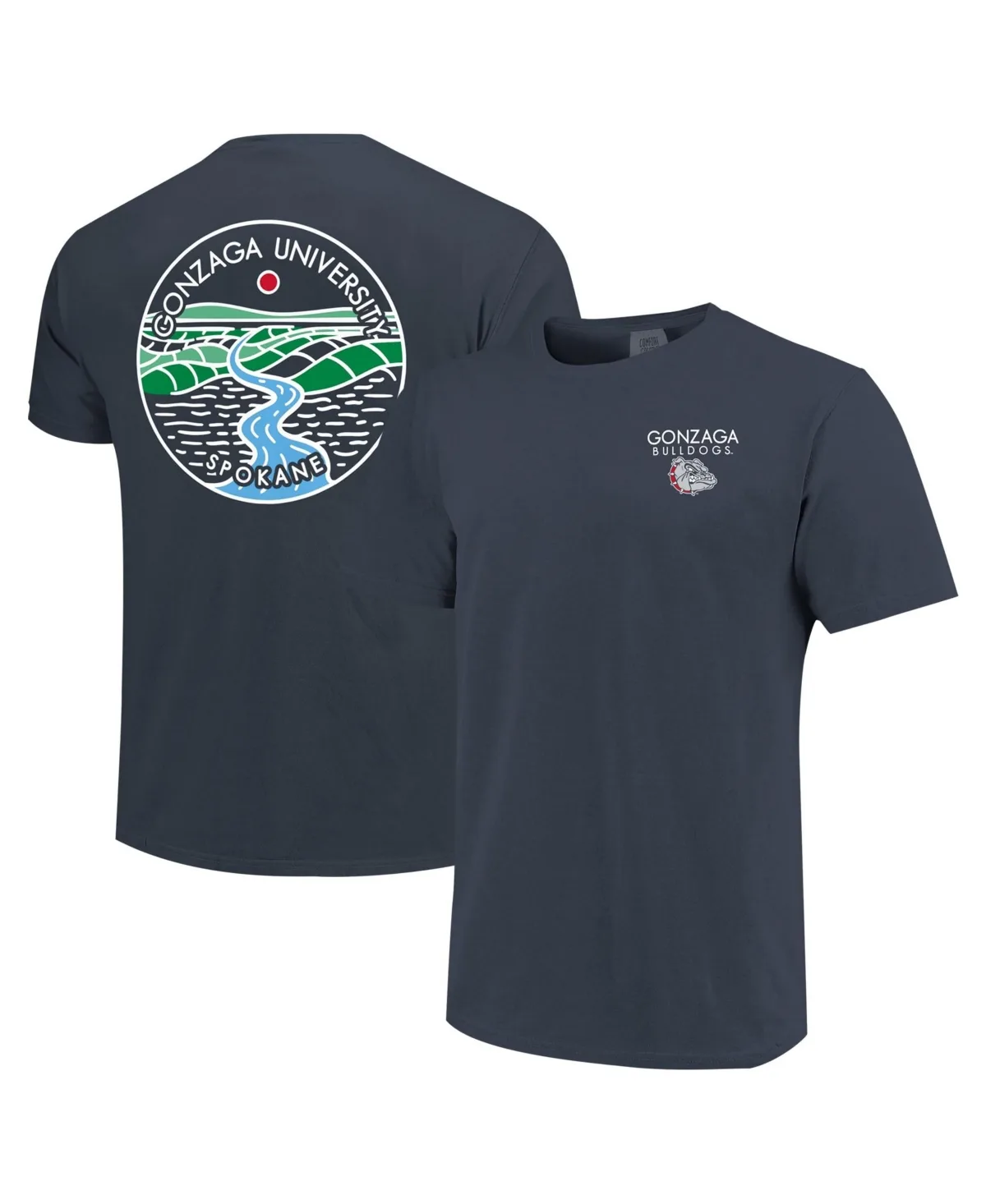 Gonzaga Bulldogs Scenic Comfort Colors T-Shirt by Image One