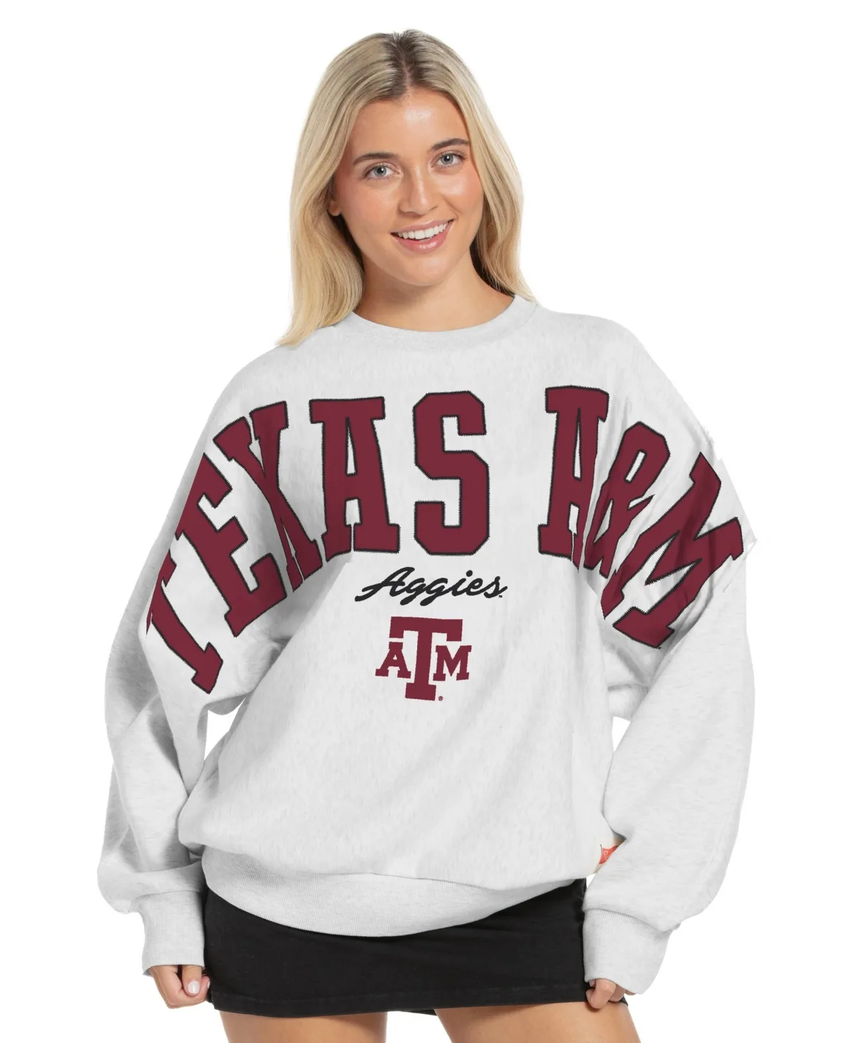 Texas A&M Aggies Flannigan Oversized Fleece Sweatshirt by Pressbox