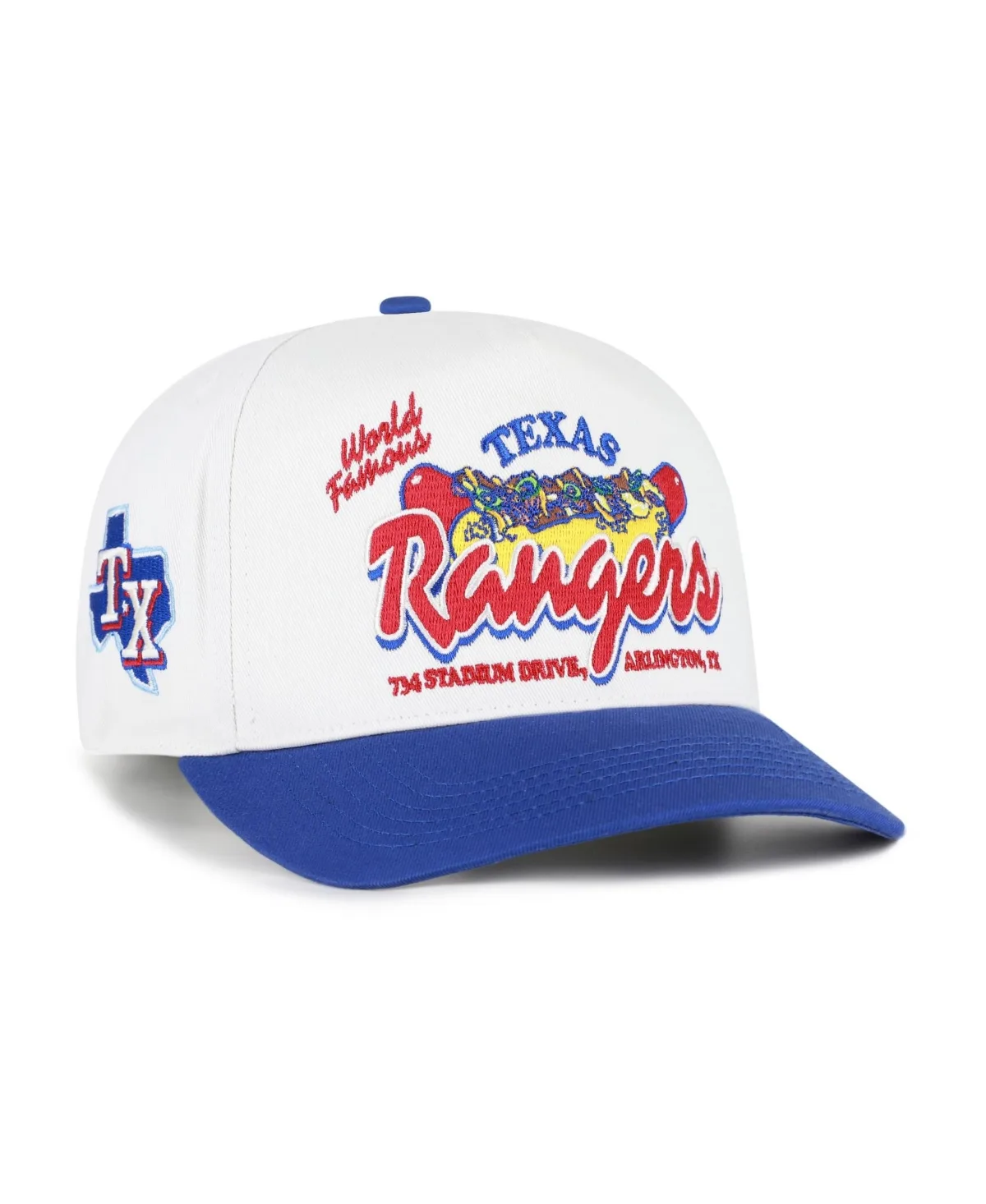 Texas Rangers Glizzy Collection Hitch Adjustable Hat by 47 Brand
