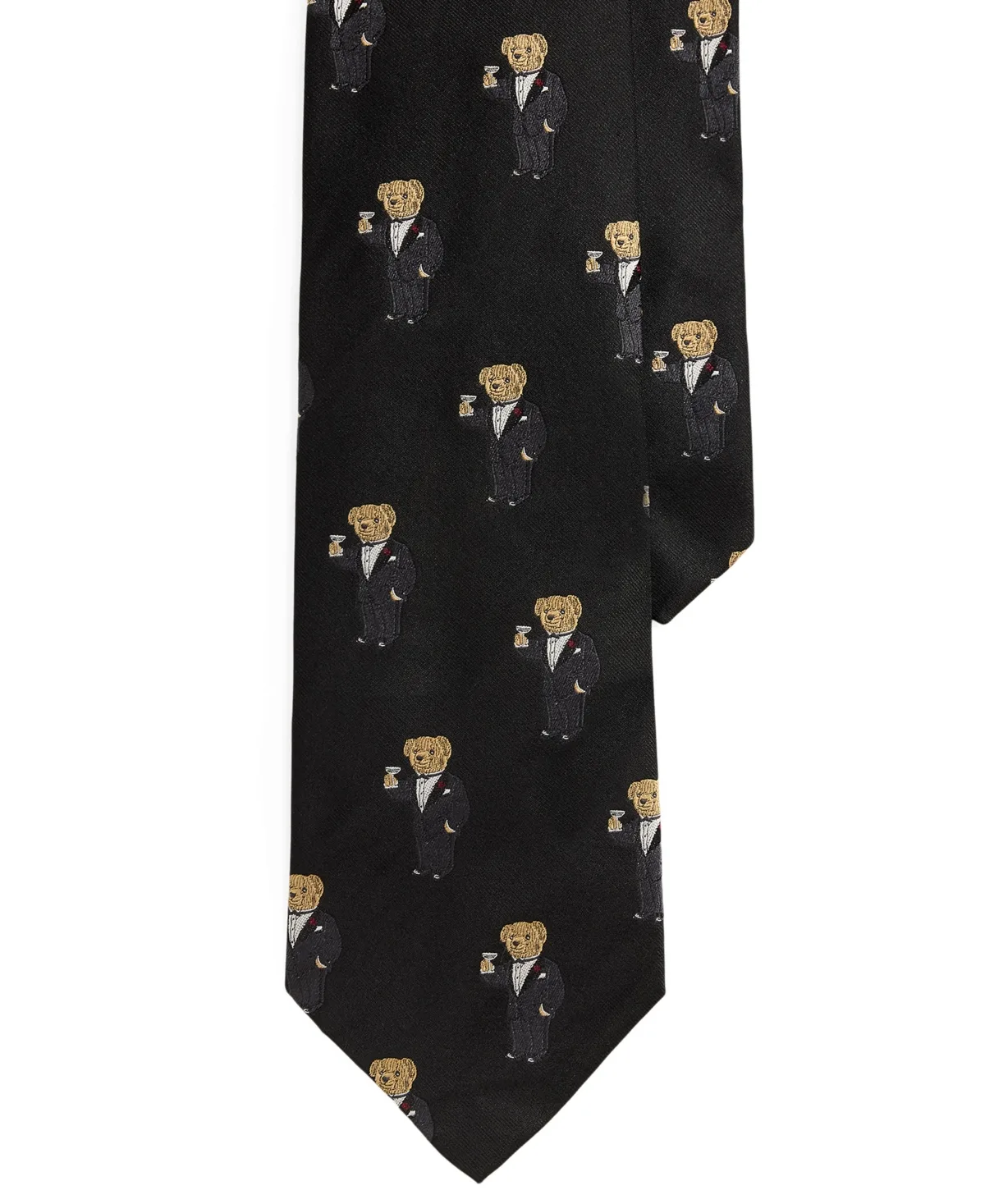 Graduate Martini Bear Classic Tie by Polo Ralph Lauren