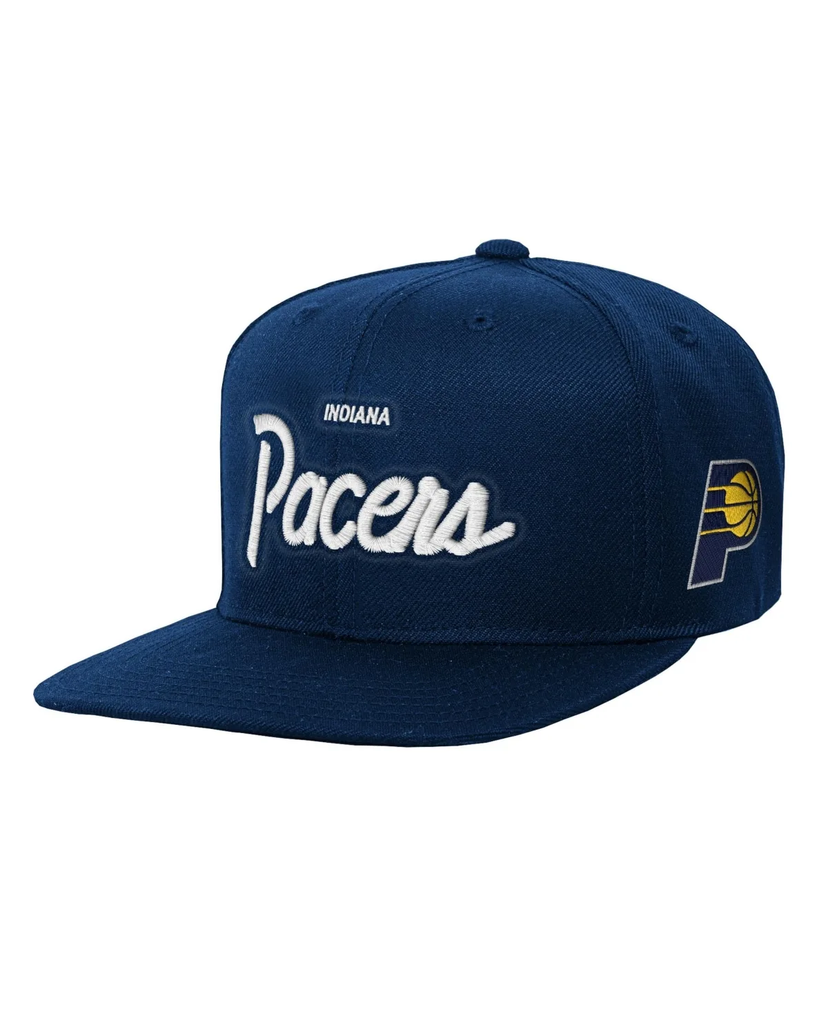 Indiana Pacers Head Coach Flat Brim Snapback Hat by Mitchell & Ness