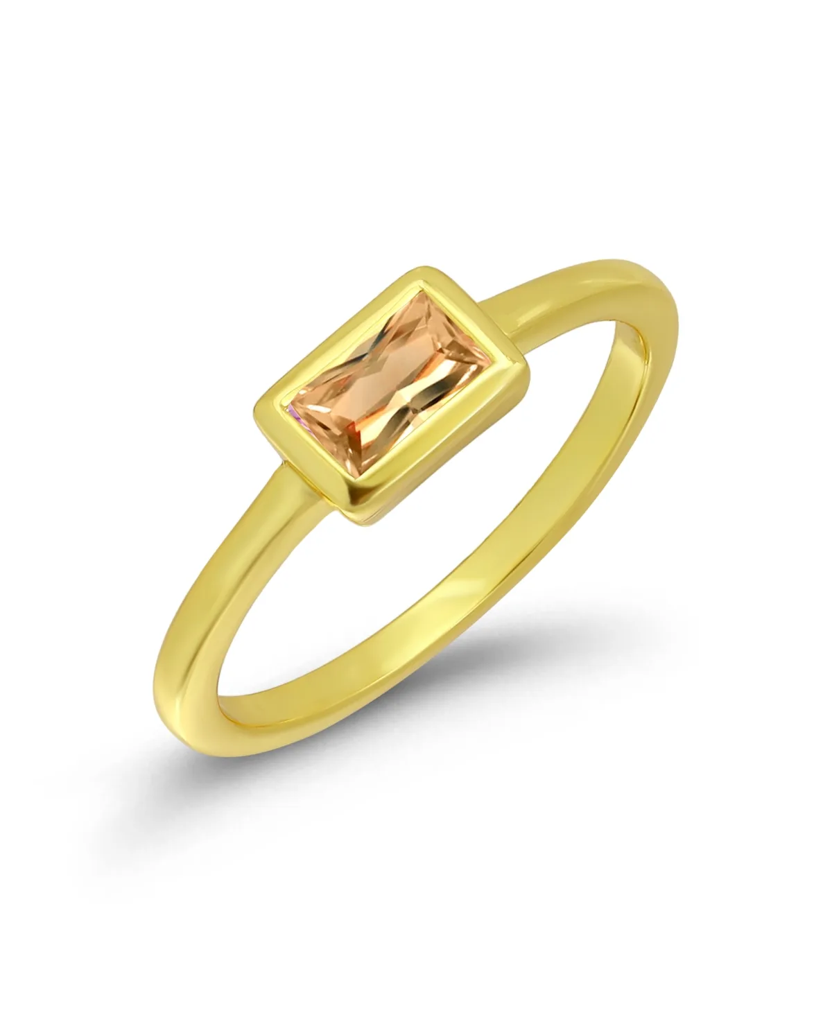 Cubic Zirconia Baguette Bezel Set Ring by Macy's